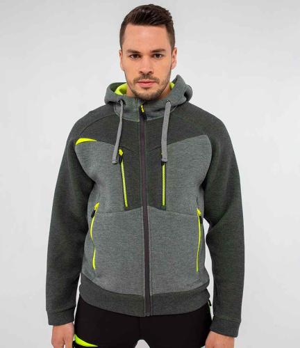 Portwest DX4� Zipped Hoodie - MTG - L